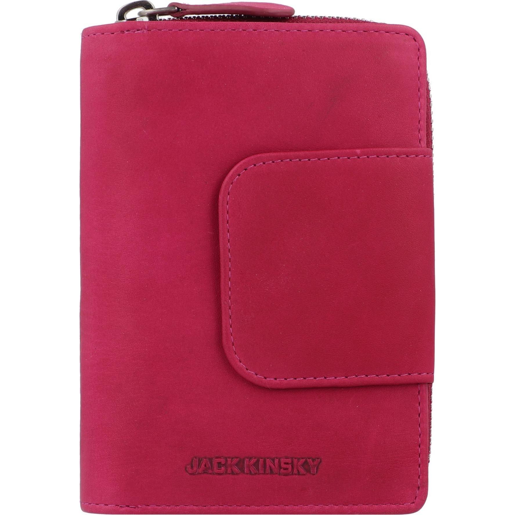 Jack kinsky, Damen, Portemonnaie, Aruba 511 Geldbörse Leder 14 cm, Pink