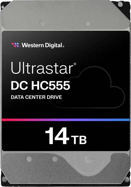 Produktbild WD Ultrastar DC HC555 3.5inch 26.1 14TB 512 7200RPM SATA ULTRA 512E SE NP3 DC (14 TB, 3.5", CMR)