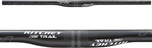 Actual product image Ritchey WCS Carbon Trail Flat 2X Handlebar Ø31.8 9° +/-5mm (31.80 mm)