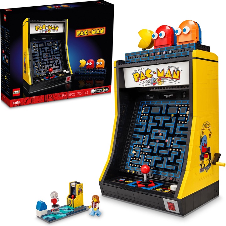 Actual product image LEGO PAC-MAN Arcade 10323 (10323, LEGO Icons, LEGO Rare Sets)