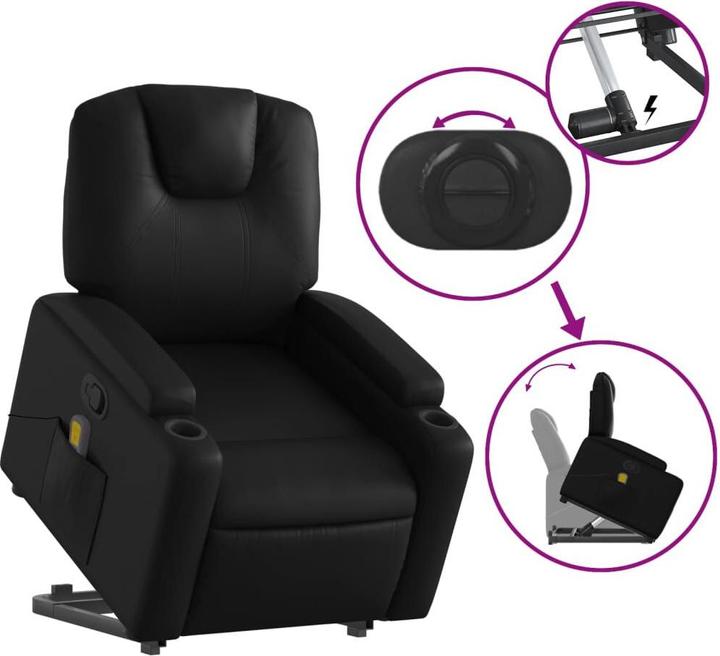 Produktbild vidaXL Massagesessel mit Aufstehhilfe