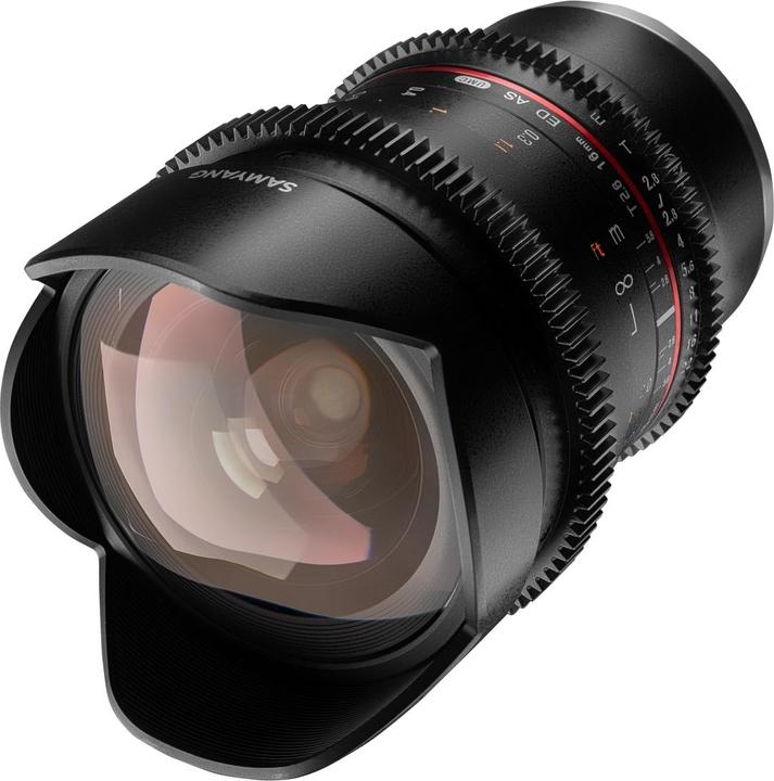 Actual product image Samyang 16mm T2.6 Sony E (Sony E, APS-C / DX, full size)