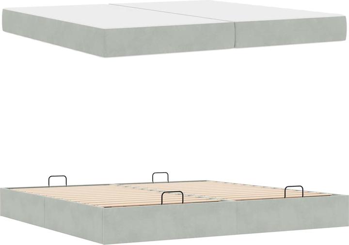 Actual product image vidaXL Modernes Bett (200 x 200 cm)