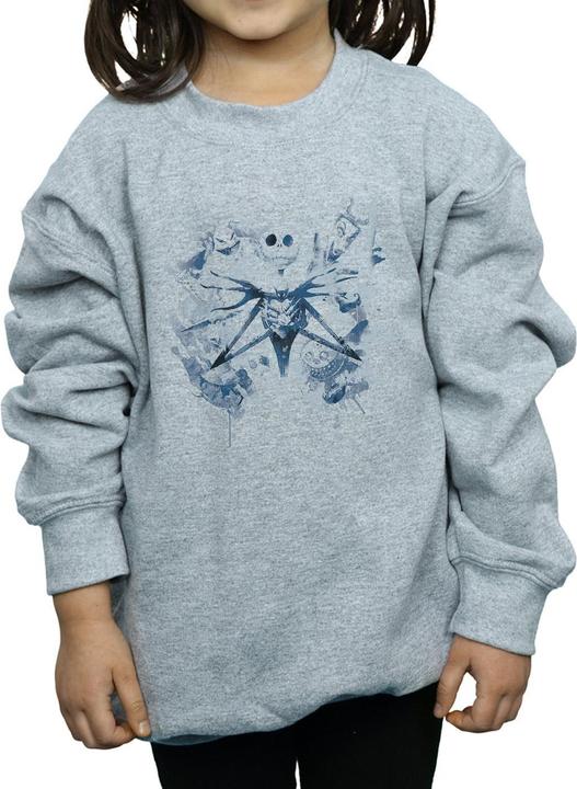 Produktbild Disney Nightmare Before Christmas Paint Spray Carers Sweatshirt Mädchen (116)