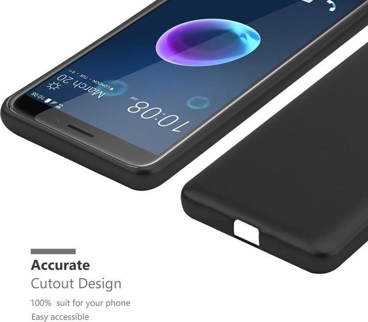 Image du produit Cadorabo Couverture métallique mate TPU (HTC Desire 12)