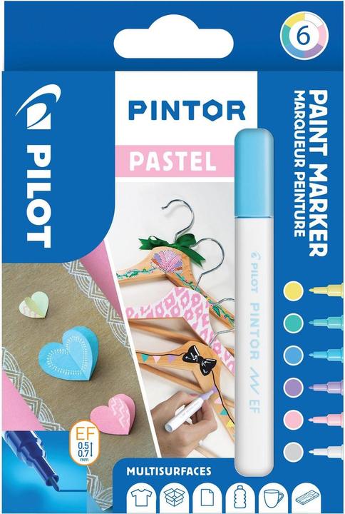 Actual product image Pilot Pintor Extra Fine Set à 6 Metallic (6x)