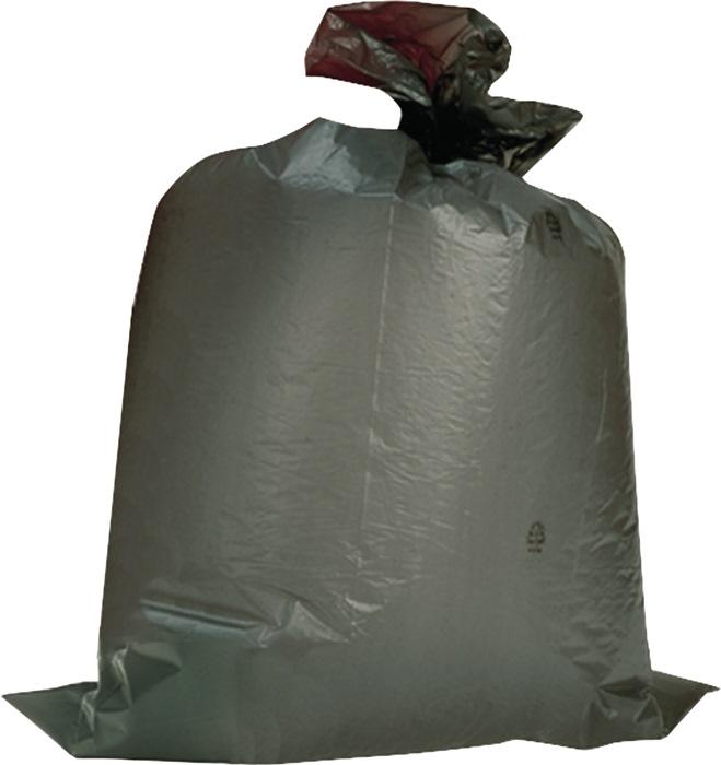 Actual product image HP Autozubehör Plastic bag 120 l LD-PE grey 100 µm W700xL1100mm (150 x, 120 l)