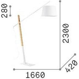Thumbnail - Ideal lux, Stehlampe, EMINENT Stehleuchte E27 ⌀420mm Schwarz 207599 (E27)