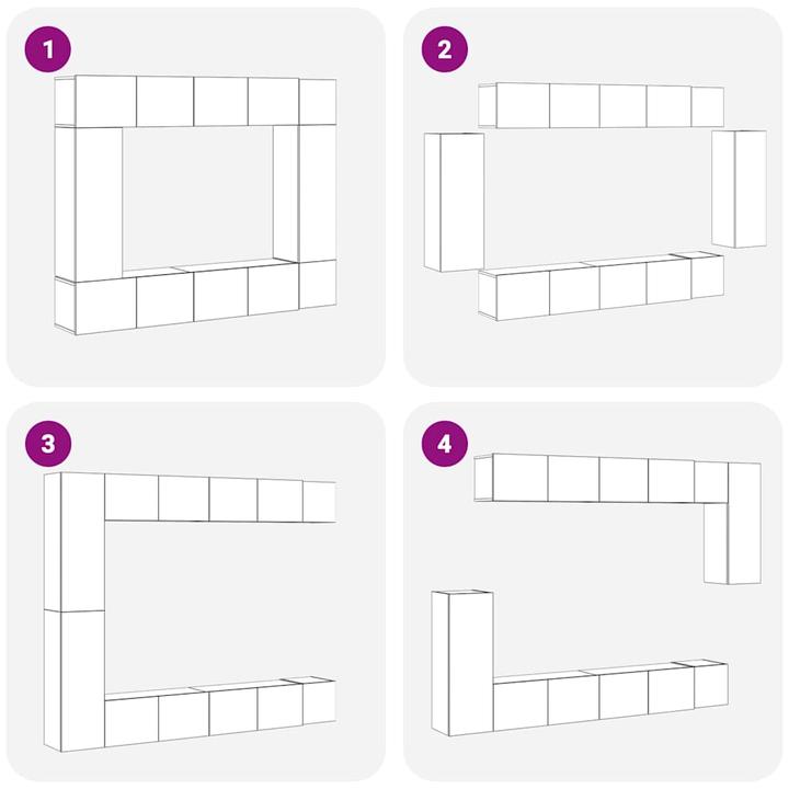 Immagine prodotto VidaXL Set di mobili per TV