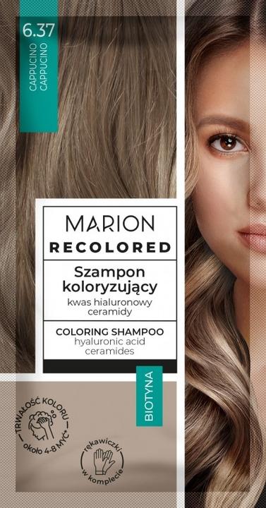 Marion Recolored Colouring Shampoo 6.37 Cappucino 35Ml (35 ml)