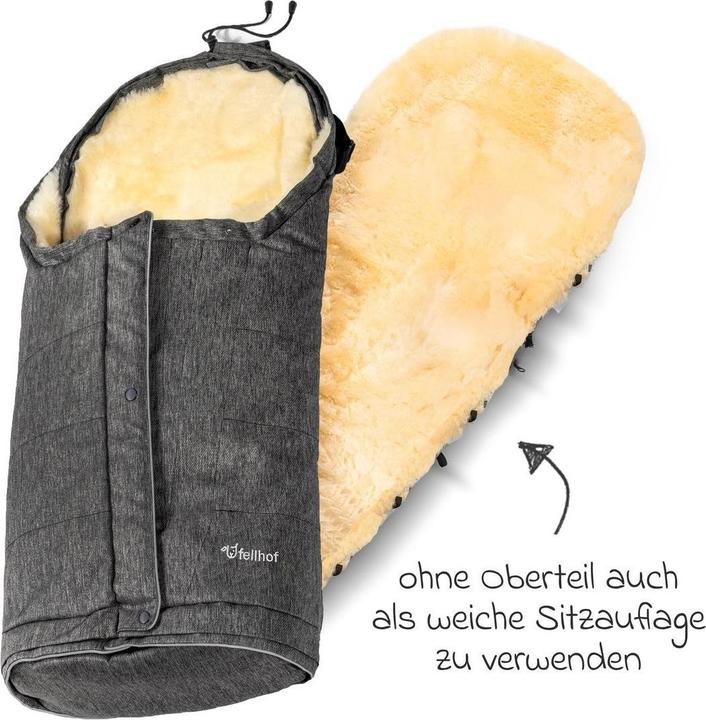 Produktbild Fellhof Lammfell Fusssack Hochsölden