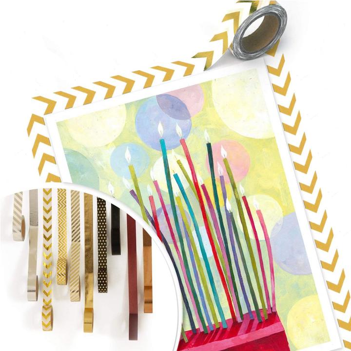 Actual product image Trenddeko Blanz - Birthday candles (100 x 120 cm)