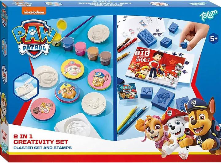 Produktbild Totum 2in1 PAW Patrol Gipsabdruck- und Stempel-Bastelset