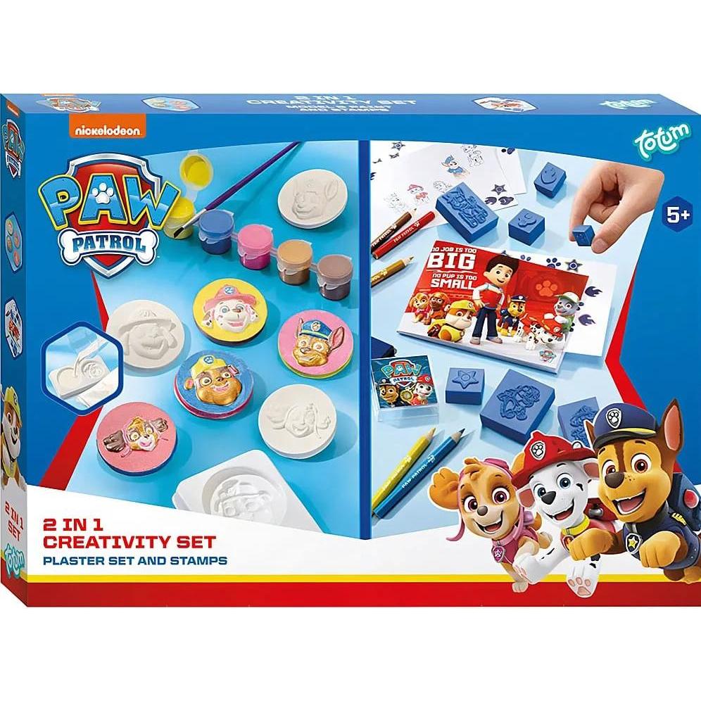 Totum 2in1 PAW Patrol Gipsabdruck- und Stempel-Bastelset (720954)