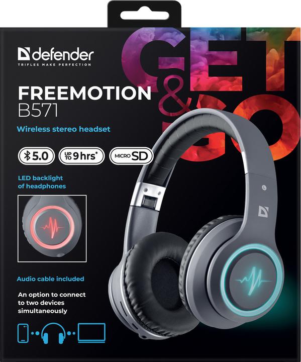 Produktbild Defender Freemotion B571 (NC, 9 h, Kabelgebunden, Kabellos)