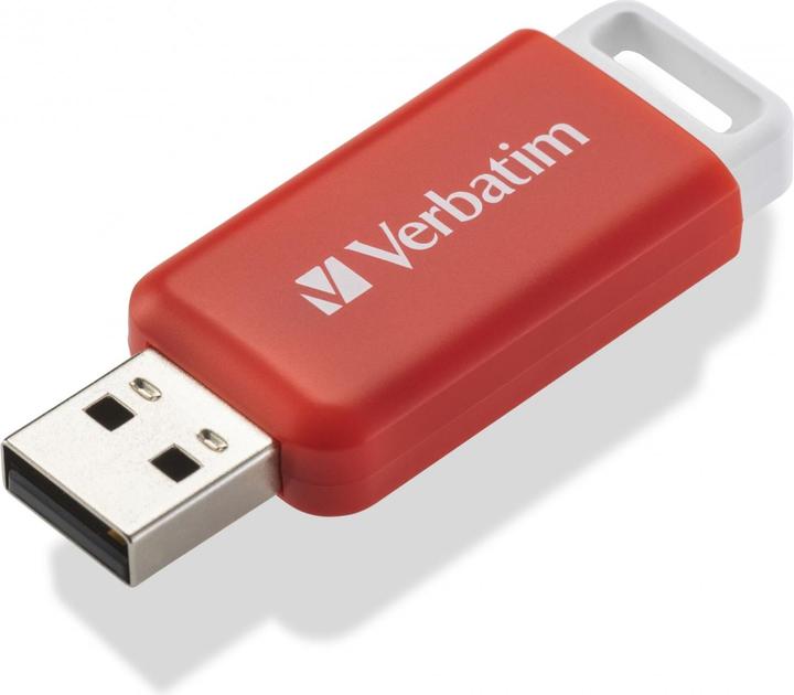Actual product image Verbatim DataBar USB 2.0 16GB Red (16 GB, USB-A, USB 2.0)
