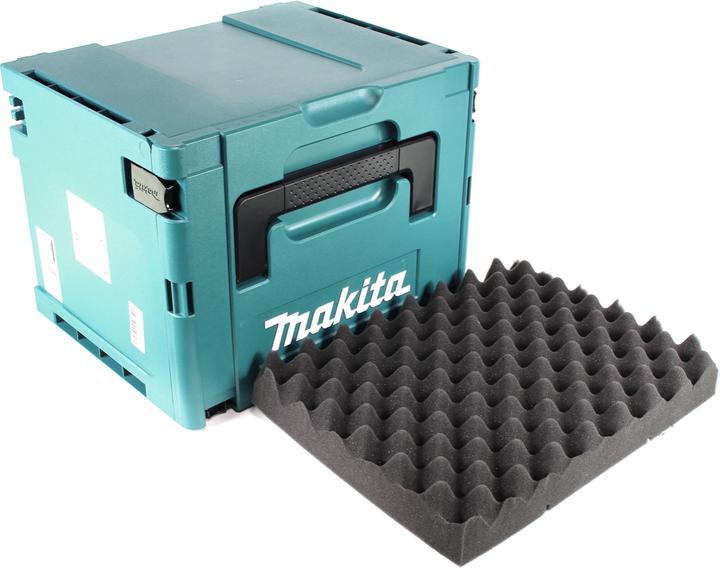 Produktbild Makita MAKPAC 4 Systemkoffer - mit Universaleinlage für 18 V Akku Geräte Schrauber Sägen Schl (1 Teil)
