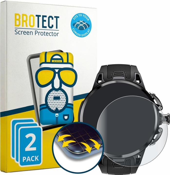 Produktbild BROTECT Fullscreen für Lokmat Appllp 4 Pro Schutzfolie Displayschutz Folie Matt Entspiegelungsfolie