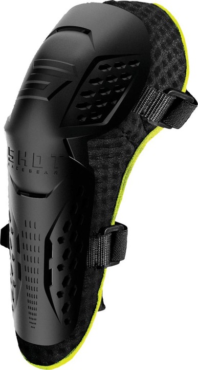 Actual product image Shot OPTIMAL 2.0 Ellbogenprotektor schwarz-neon gelb XS-S (S, Elbow protectors)