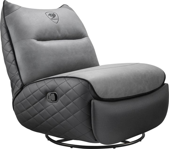 Cougar " Overlord Neo Gaming sofa Upholstered padded seat Black, Grey"