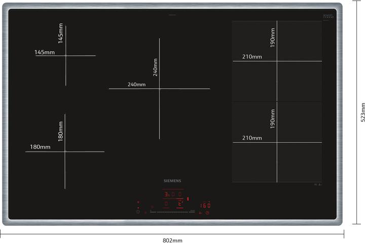 Productafbeelding Siemens EX845HVC1E Inductiekookplaat