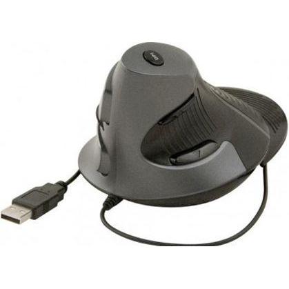 Dacomex Souris Filaire Compatibile Verticale V200U (Noir) (Cablato), Mouse, Nero