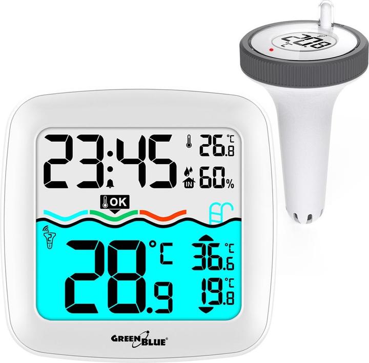 Produktbild Greenblue Poolthermometer mit Wetterstation GB216