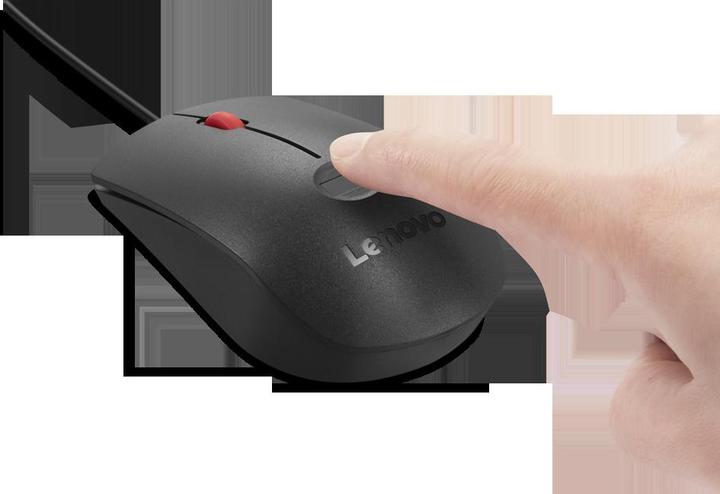 Produktbild Lenovo Fingerprint Biometric USB Mouse Gen3 (Kabelgebunden)