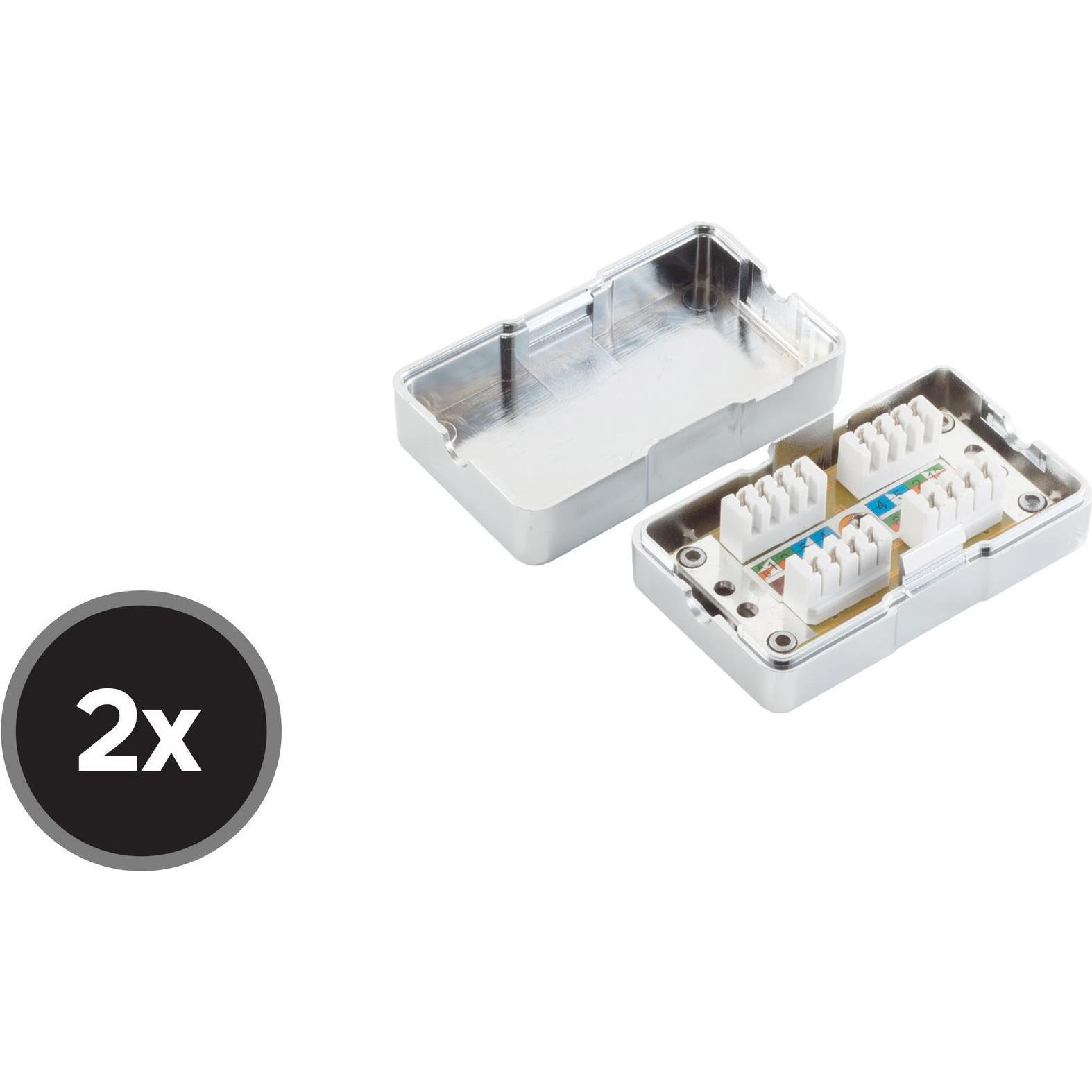 Thumbnail - Shiverpeaks -BASIC-S--2er SET (Kabel Verbindungsbox), Netzwerk Zubehör