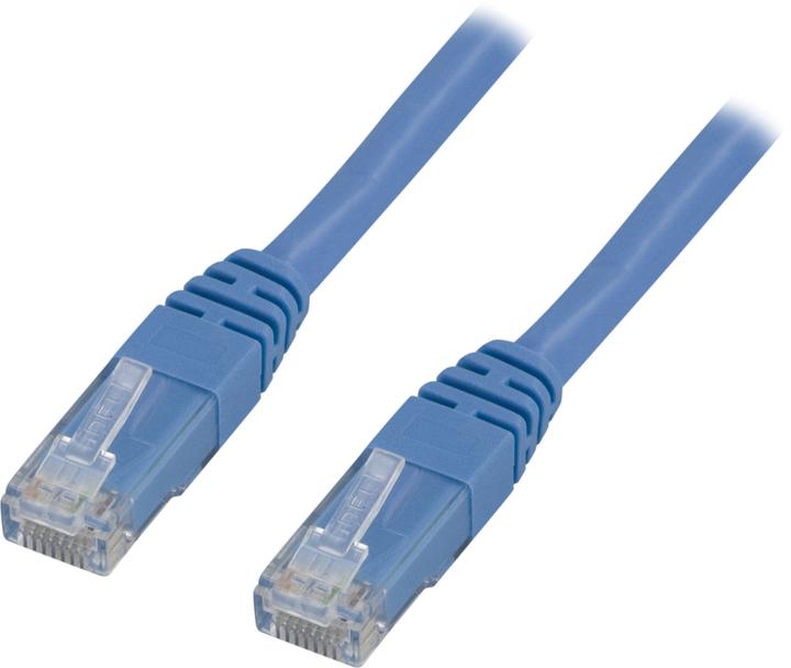 Produktbild Deltaco UTP Cat5e - 1 m - RJ-45 - RJ-45 - Blau (U/UTP, CAT5e, 1 m)