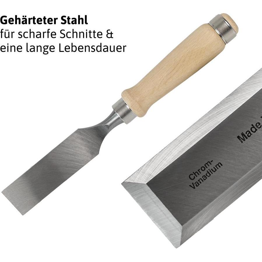 Thumbnail - Dönges, Beitel + Handhobel, Stechbeitel mit Holzheft, 30 mm (30 mm)