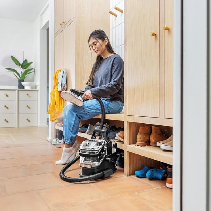 Image du produit Bissell Aspirateur laveur SpotClean HydroSteam Pro Noir