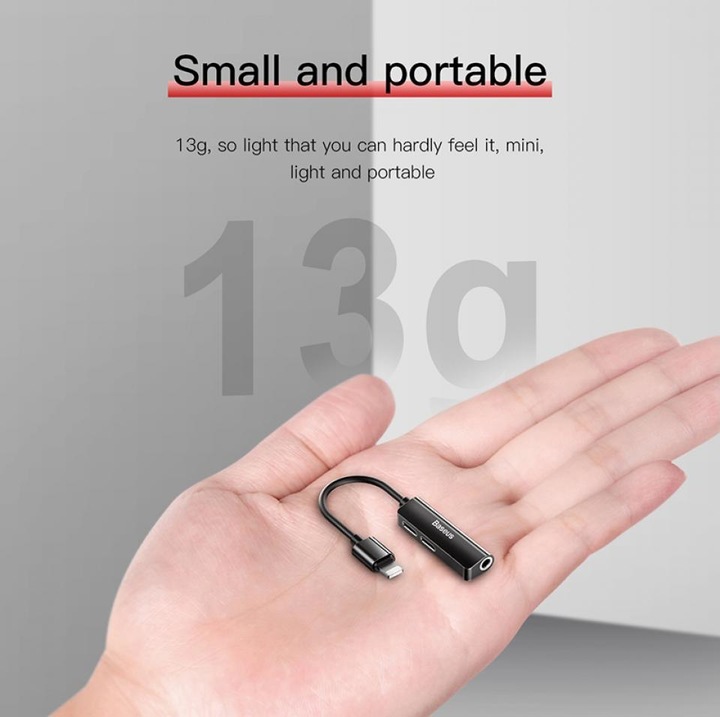 Produktbild Baseus L52 3-in-1 Adapter (Lightning, 3.5mm Klinke)