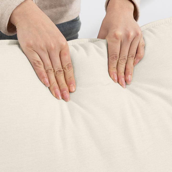 Produktbild Homcom Zweisitzer Sofa Chenille (100 % Polyester) Cremeweiss (2-Sitzer)