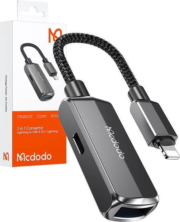 Actual product image Mcdodo USB 3.0 to (Lightning, 13 cm)