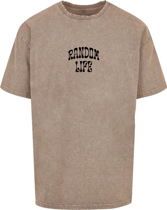 Produktbild Merchcode Random Life Acid Washed Heavy Oversized Tee - 112665 (XXL)