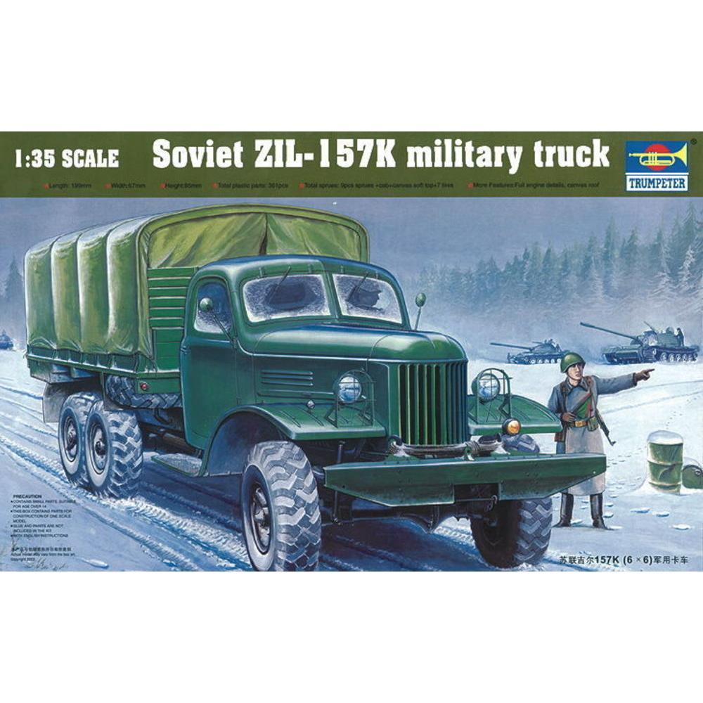 Trumpeter ZIL-157K Soviet Military Truck w/Canvas