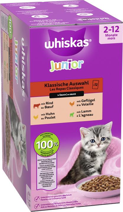 Produktbild Whiskas Multipack (Junior, 12 Stk., 85 g)