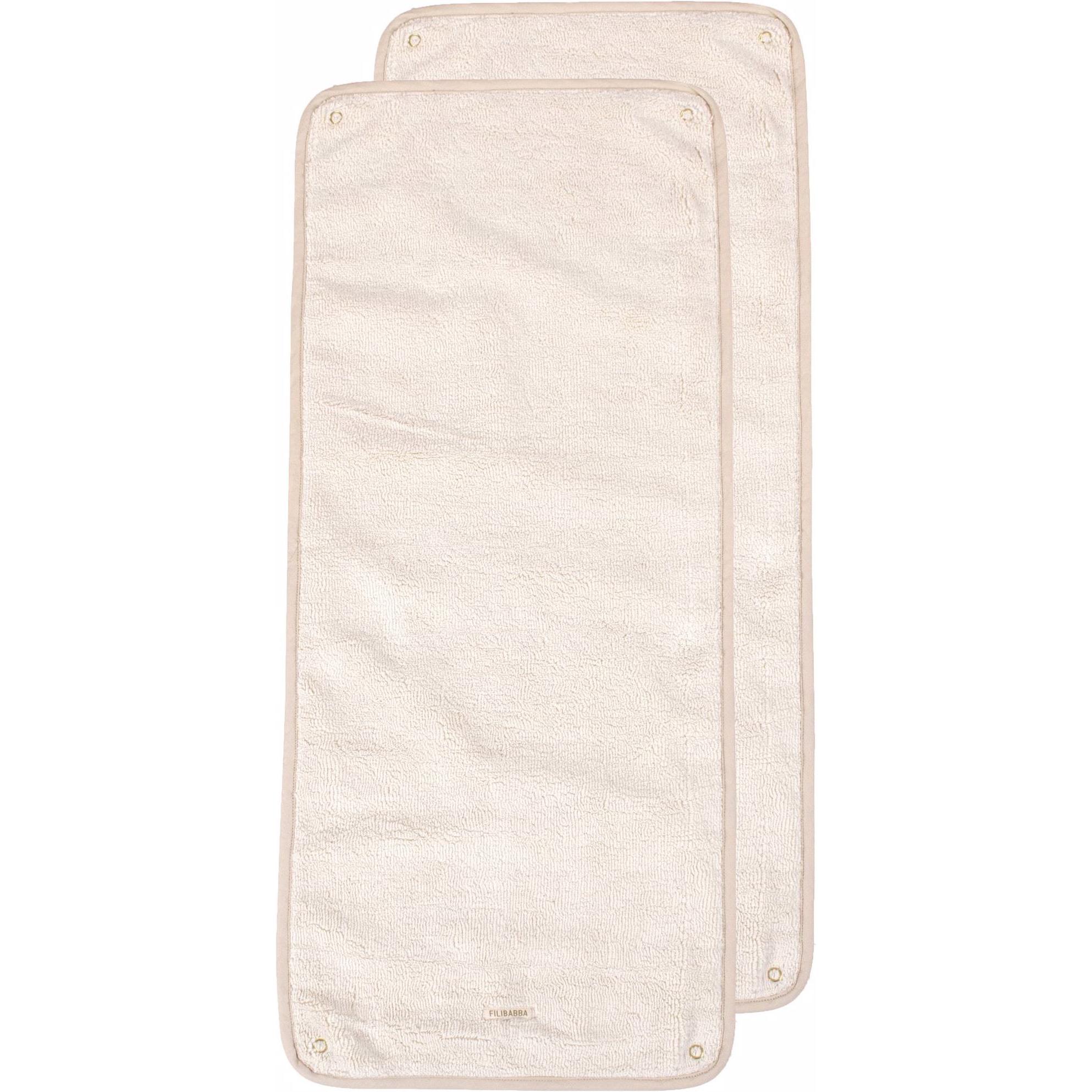 Filibabba Mittel-Layer 2er-Pack für Wickelunterlage - Doeskin (FI-CP005)