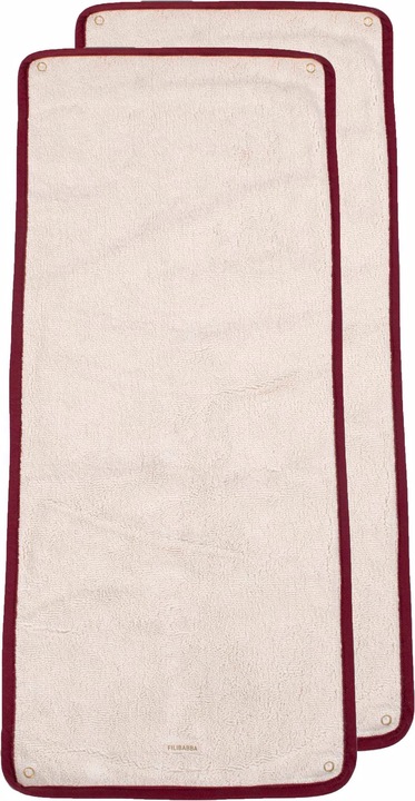 Filibabba Middle layer 2-pack for changing pad - Deeply red