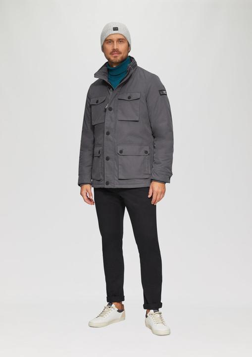 Actual product image S.Oliver Mütze Strickmütze mit Umschlag und Logo-Patch (One size)