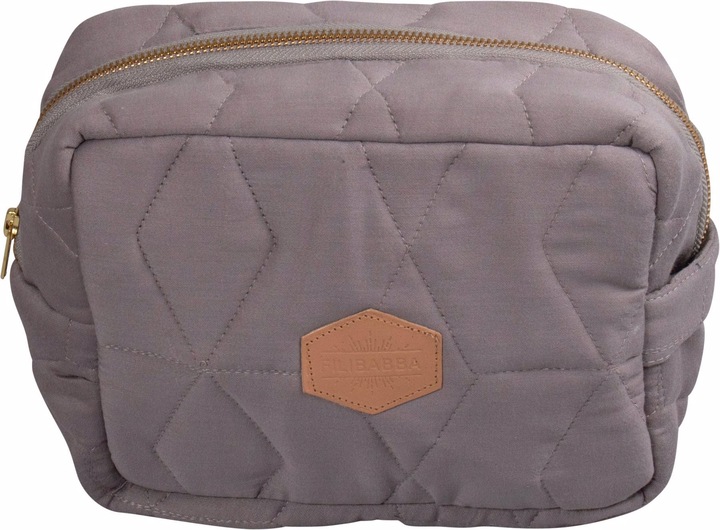 Actual product image Filibabba Toilet bag - soft quilt (small) - dark grey