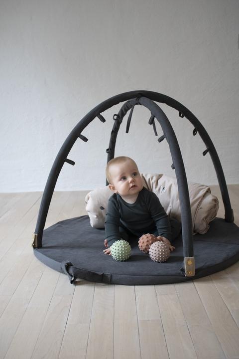 Immagine prodotto Filibabba Loui Multi Play Mat - Grigio Pietra (90 x 90 x 4 cm)