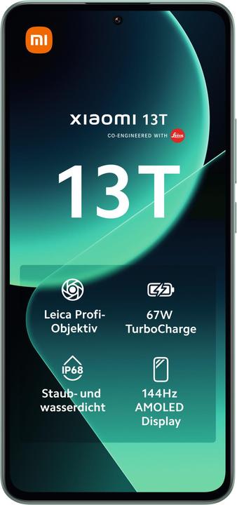 Actual product image Xiaomi 13T (256 GB, meadow green, 6.67", Dual SIM, 5G)