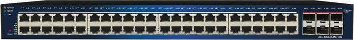Produktbild Allnet Switch smart managed Layer2 54 Port • 48x Port 1 GbE • 6x SFP+ • 19"• ALL-SG8454M-10G (54 Ports)