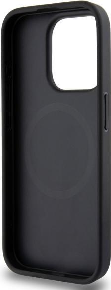 Produktbild DKNY - Leather Hardcase Grained PU Metal Logo MagSafe (DKHMP15LPGHLME) - iPhone 15 Pro - Beige (Apple iPhone 15 Pro)