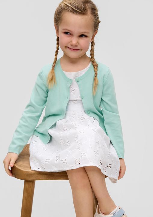 Produktbild s.Oliver Strickjacke Strickcardigan mit Rippbündchen (92)