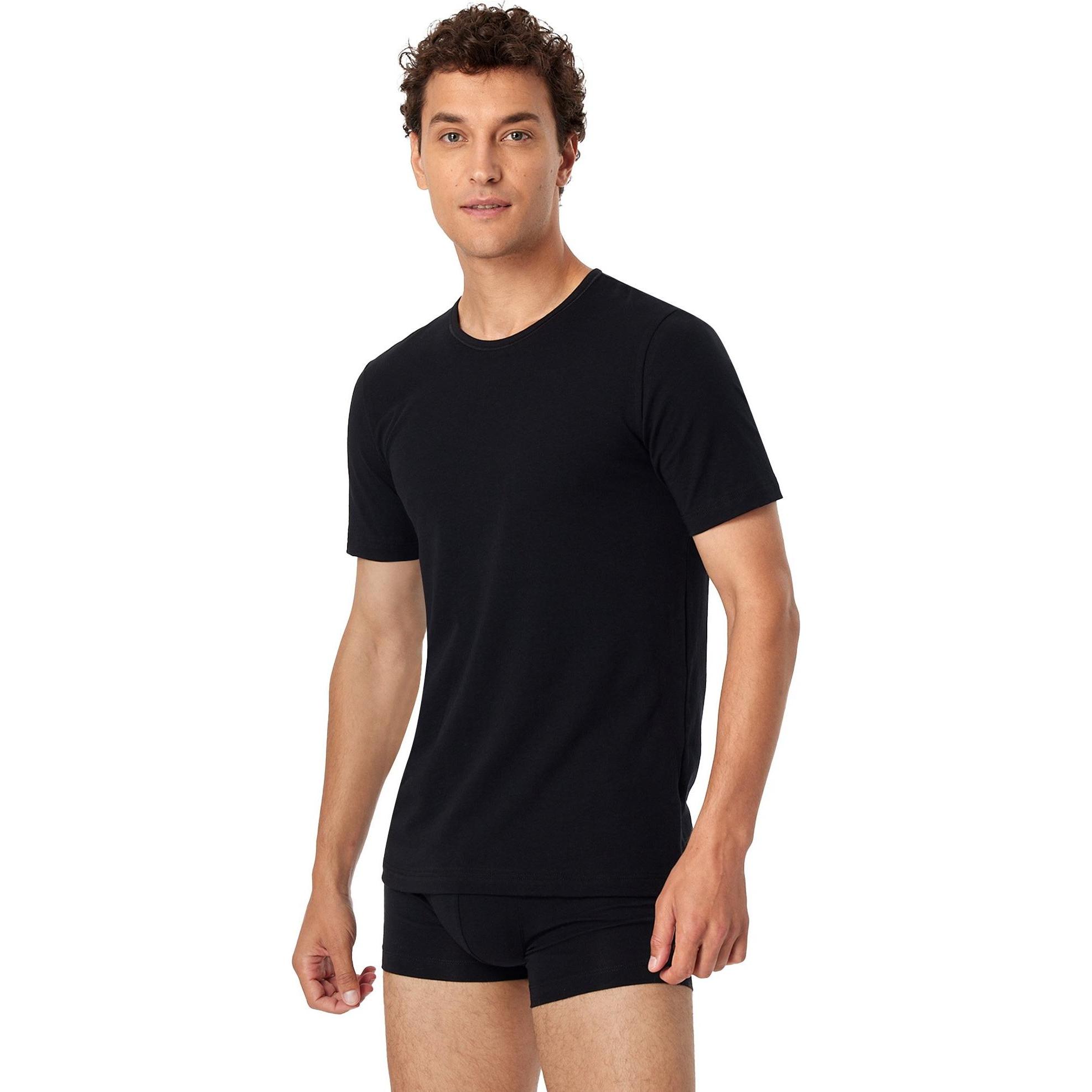 Thumbnail - Schiesser, Herren, Shirt, Shirt, Schwarz, (4)