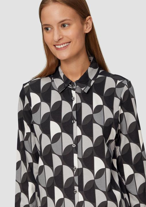 Produktbild S.Oliver T-Shirt Jersey-Bluse mit All-over-Print (38)