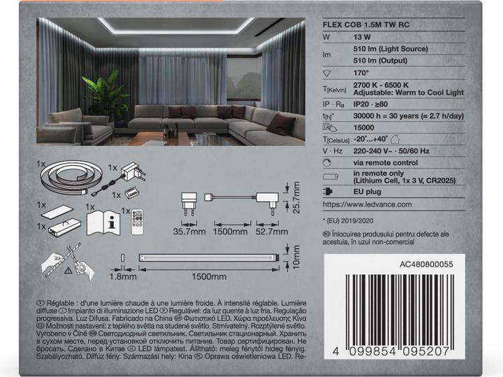 Image du produit Ledvance Flex (Blanc, 150 cm, Intérieur)